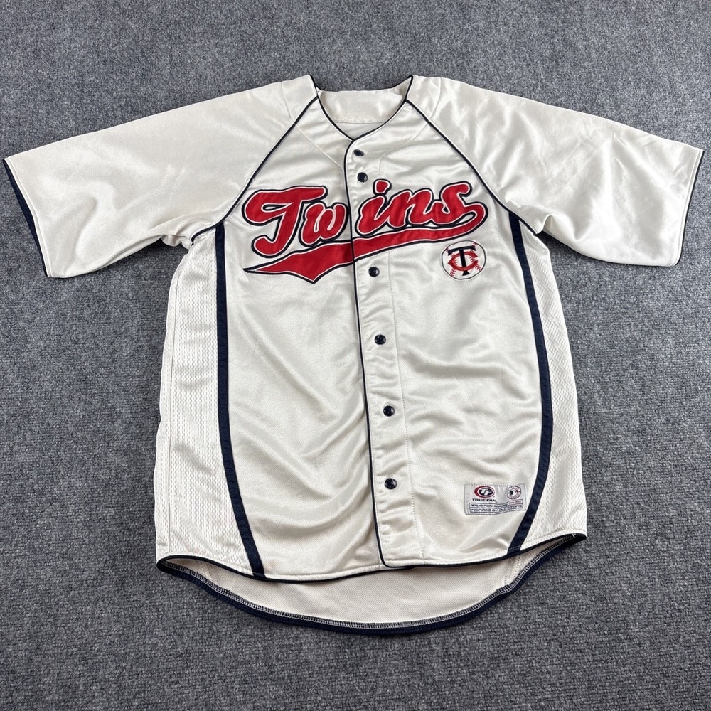 Minnesota Twins MLB Baseball Jersey Off-White Cream True Fan Series Men's M